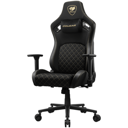 Fotel gamingowy COUGAR Defensor Gold F czarny/złoty