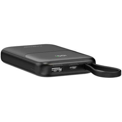 Powerbank 10000 mAh PD 22.5W mit Kabel Canyon OnPower 101 schwarz