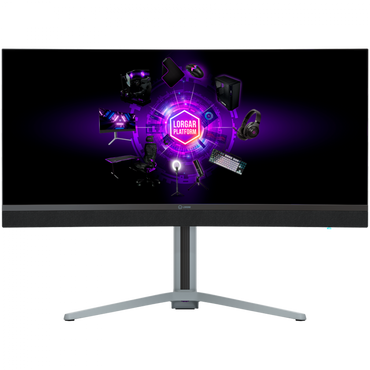 34 Zoll UWQHD Gaming-Monitor 3440x1440 Curved Lorgar schwarz