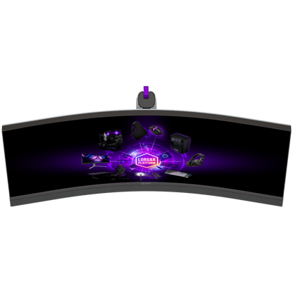 34'' UWQHD 3440x1440 Curved Lorgar Gaming Monitor Black