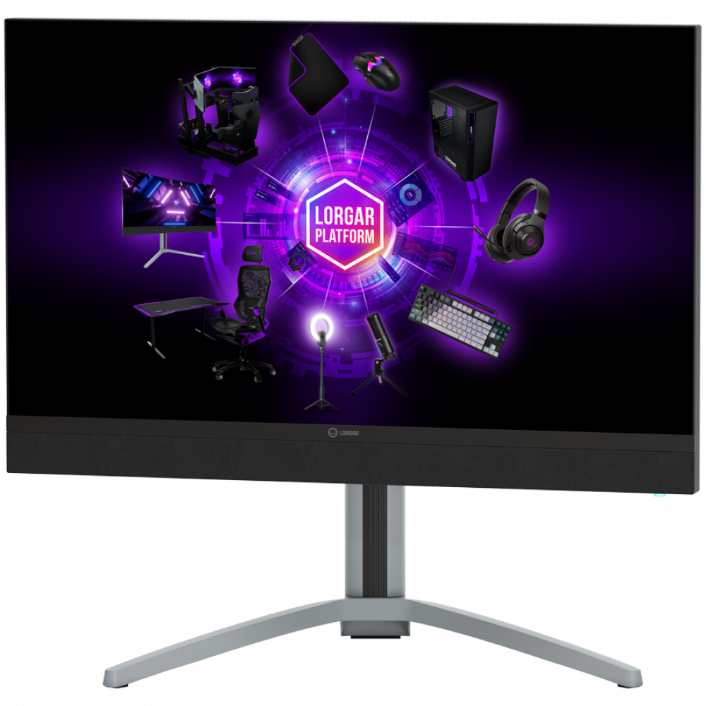 27'' 4K MiniLED Gaming Monitor 3840x2160 Lorgar UHD Pro Schwarz/Grau