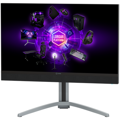 27'' 4K MiniLED Gaming Monitor 3840x2160 Lorgar UHD Pro Schwarz/Grau