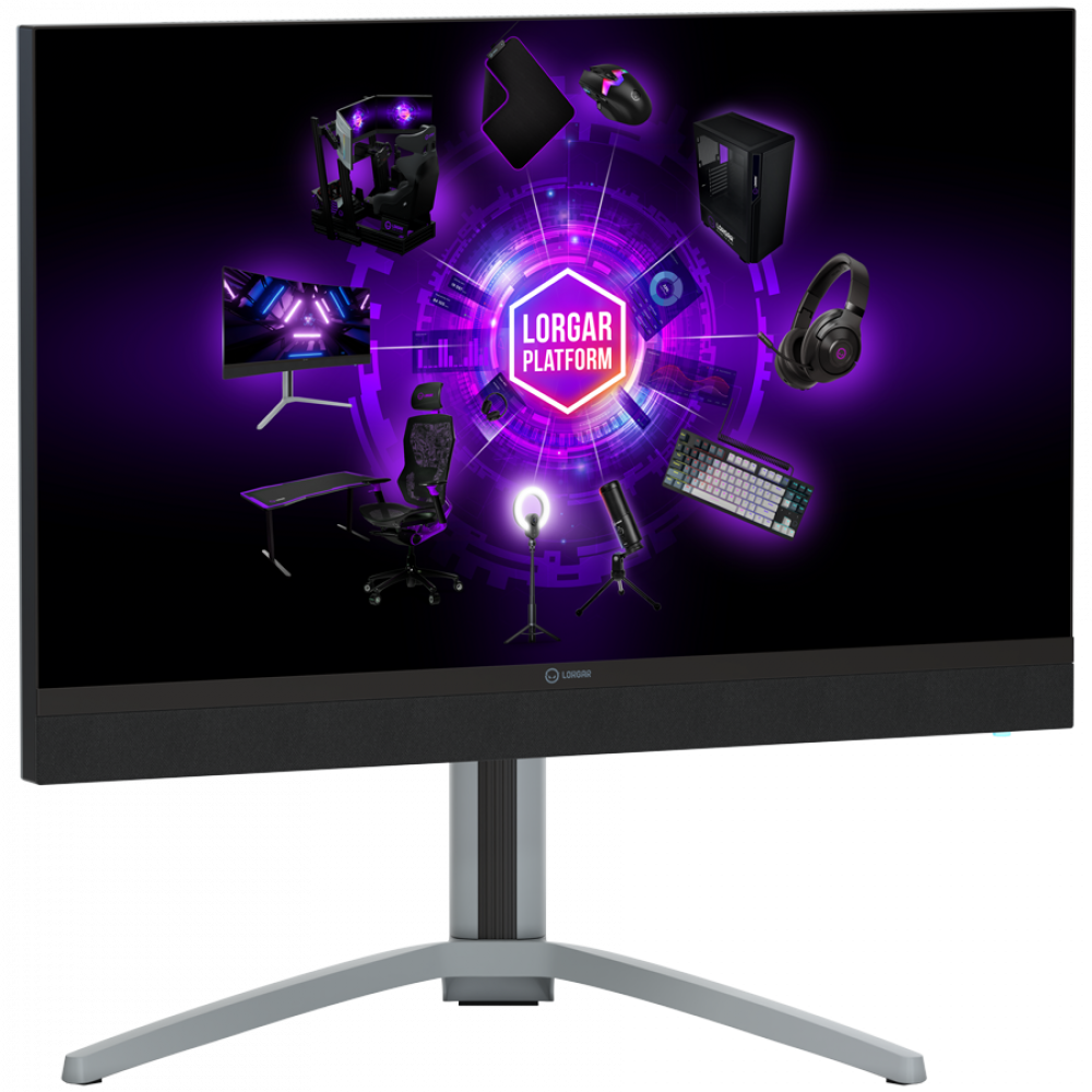 27'' 4K MiniLED Gaming Monitor 3840x2160 Lorgar UHD Pro Schwarz/Grau