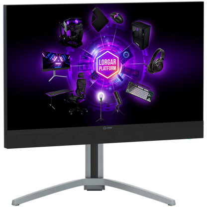 27'' 4K MiniLED Gaming Monitor 3840x2160 Lorgar UHD Pro Schwarz/Grau