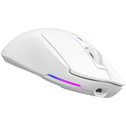 Drahtlose Gaming-Maus Lorgar MSA10W weiß