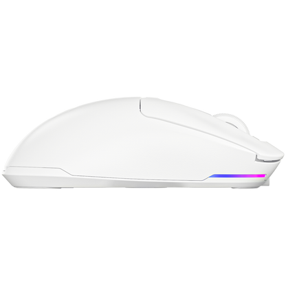 Drahtlose Gaming-Maus Lorgar MSA10W weiß