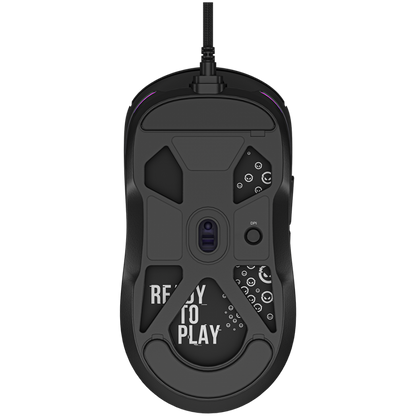 Gaming-Maus ultraleicht Lorgar MSA10 schwarz