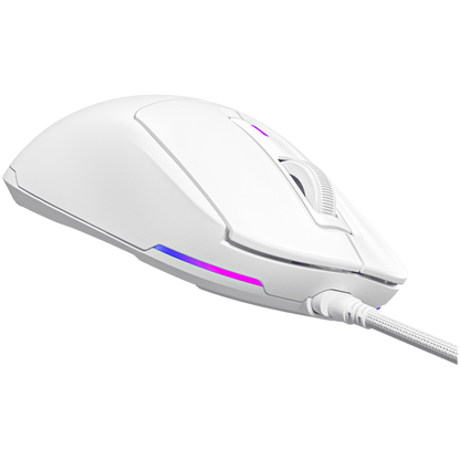 Lorgar MSA10 White Wired Ultralight Gaming Mouse