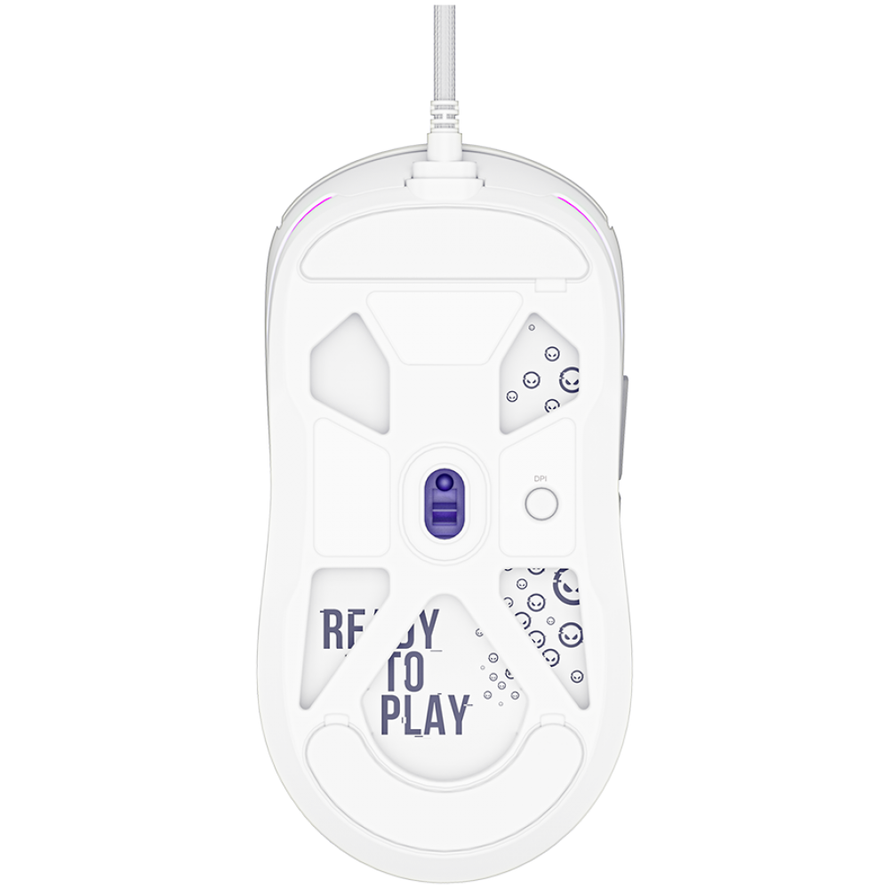 Lorgar MSA10 White Wired Ultralight Gaming Mouse