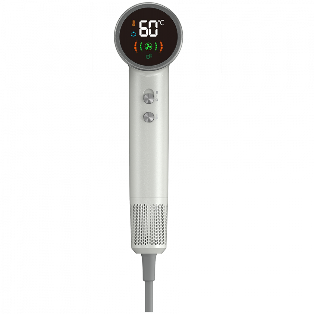 Suszarka do włosów 1500W z wyświetlaczem LCD 6 trybów pracy Aeno HD4 biała