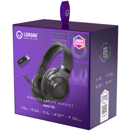 Lorgar Noah 702 Wireless Gaming Headset (carnelian)