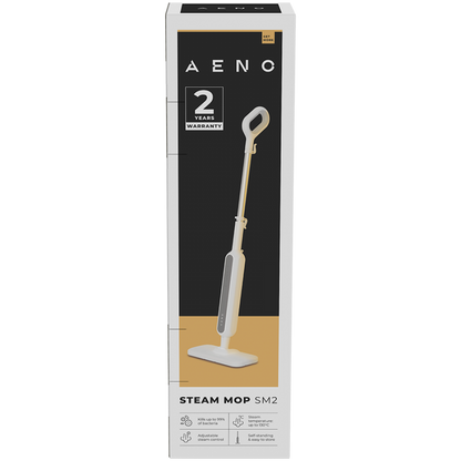 Steam Mop 1200W 3 Modes 130°C 275ml Self-standing Aeno SM2