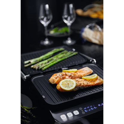 Grill elektryczny 2000W 3 tryby Timer 320x220 Aeno EG1 czarny