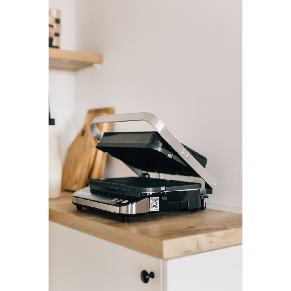 Grill elektryczny 2000W 3 tryby Timer 320x220 Aeno EG1 czarny