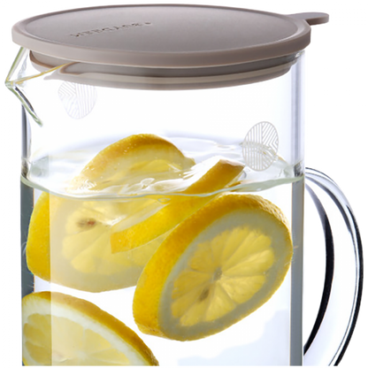 Dzbanek szklany Buydeem CD2003 z silikonową pokrywką 1200 ml