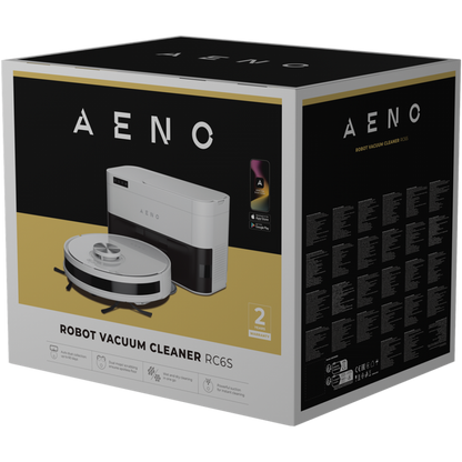 Aeno RC6S 2-in-1 Saugroboter 4000Pa mit Kartierung weiß