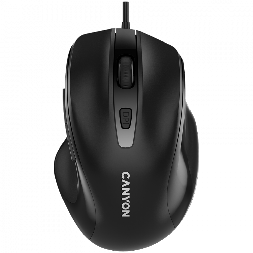 Kabelgebundene ergonomische Maus Canyon M-6 schwarz