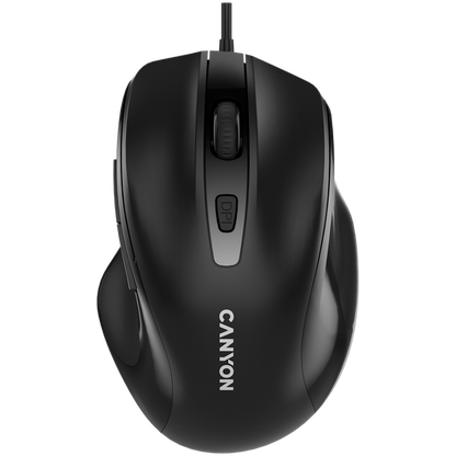 Kabelgebundene ergonomische Maus Canyon M-6 schwarz