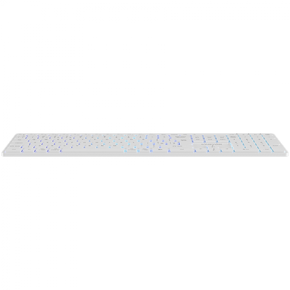 Klawiatura bezprzewodowa RGB dwa tryby Canyon HKB-W11 biała