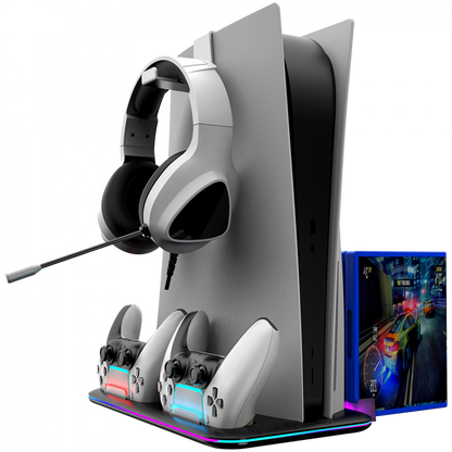RGB-Kühlständer für PS5 Slim Canyon CS 51 schwarz