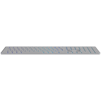Klawiatura bezprzewodowa RGB 2 tryby Canyon HKB-W11 szara