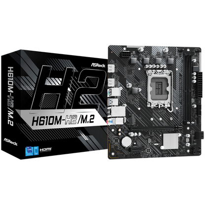 ASROCK H610M H2/M.2 Hauptplatine Sockel 1700 Micro ATX