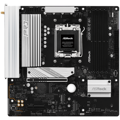 ASROCK B850M Pro RS WiFi Micro ATX DDR5 8000 MHz Mainboard