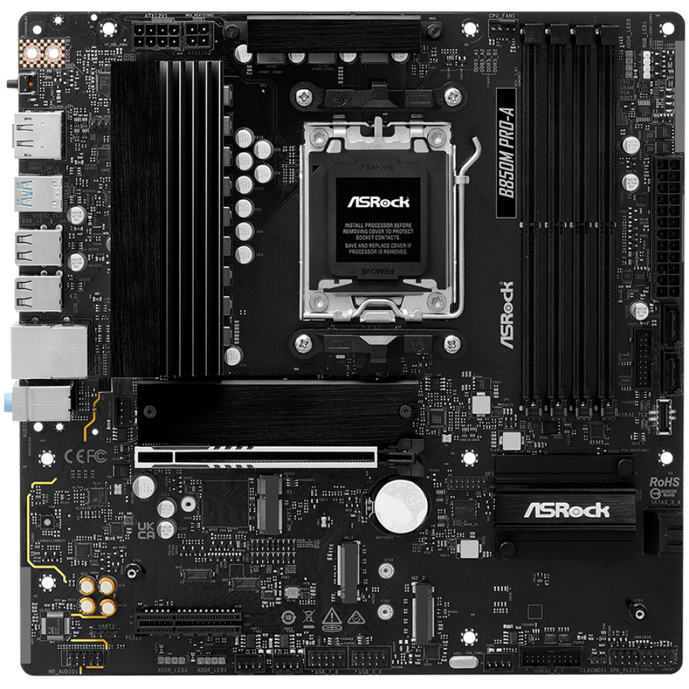 Mainboard ASROCK B850M Pro A Micro ATX AMD B850 Sockel AM5