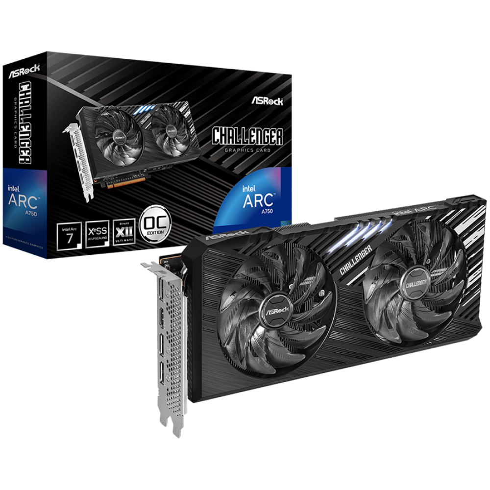 Karta graficzna ASROCK Intel Arc A750 Challenger SE OC 8 GB GDDR6