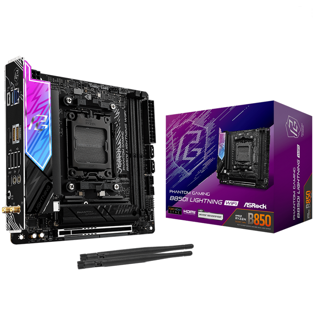 ASROCK B850i Lightning WiFi Mini-ITX DDR5 128 GB Mainboard