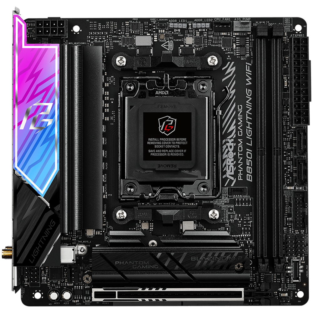 ASROCK B850i Lightning WiFi Mini-ITX DDR5 128 GB Mainboard
