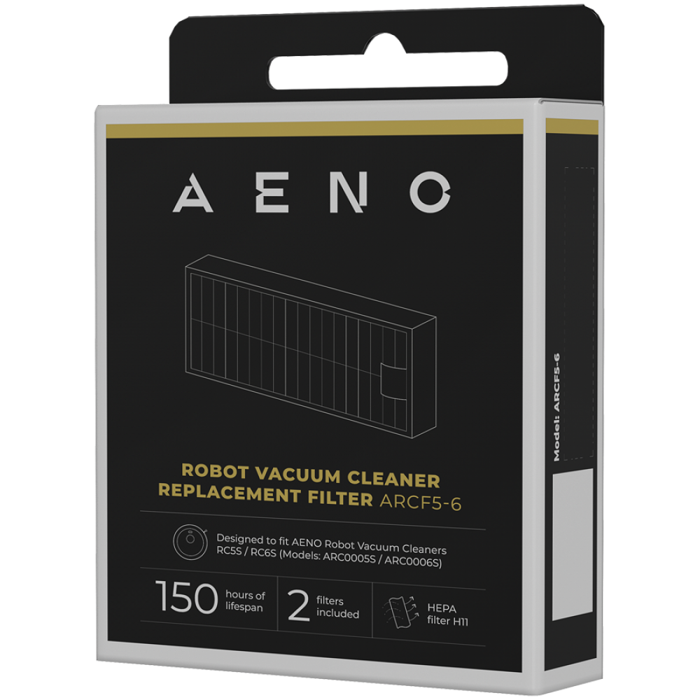 Filtr HEPA do odkurzacza 2 szt. Aeno ARCF5-6 RC5S/RC6S czarny