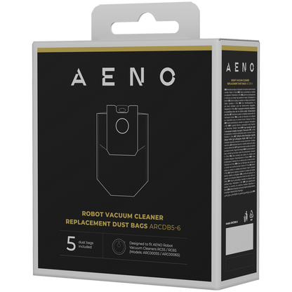 Worki do odkurzacza 5 szt. Aeno ARCDB5-6 do RC5S RC6S czarny