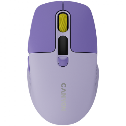 Kabellose geräuschlose Maus Dual-Modus LCD Canyon MW-26 violett