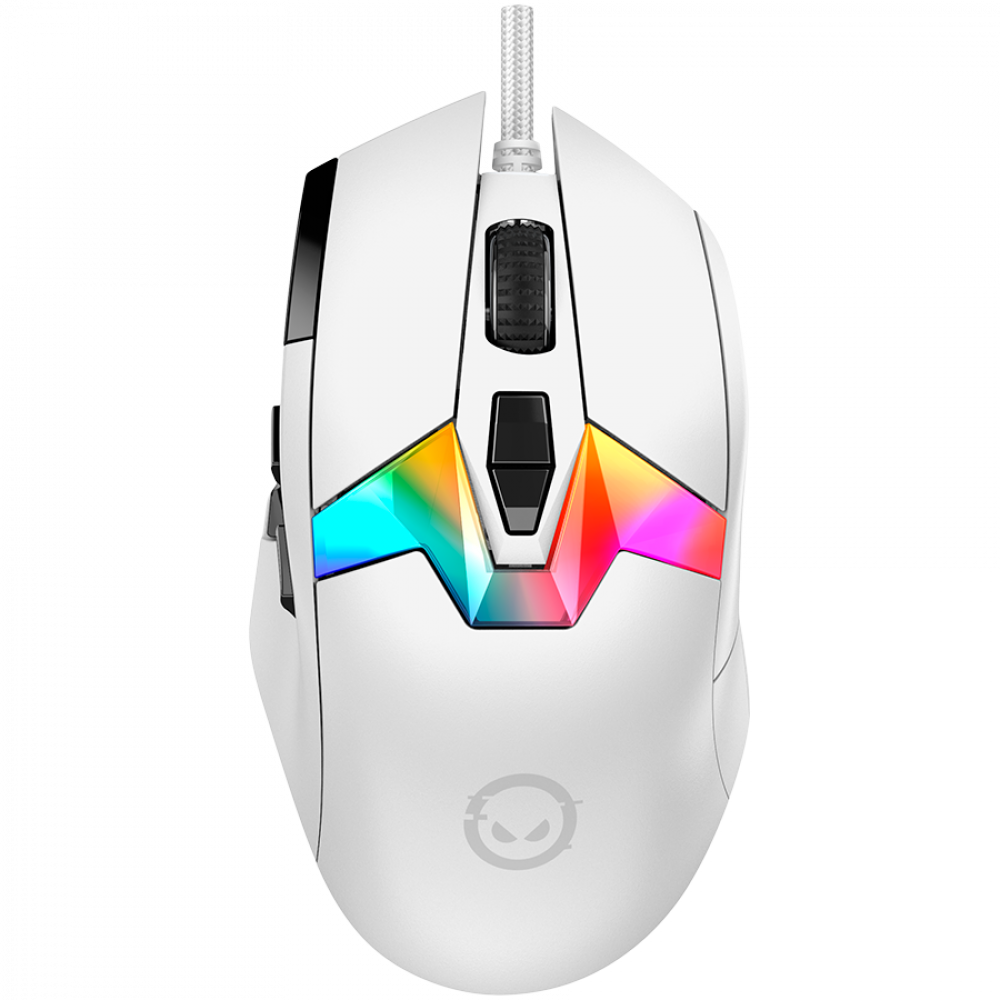 Gaming-Maus Lorgar MSP80 8000 Hz weiß