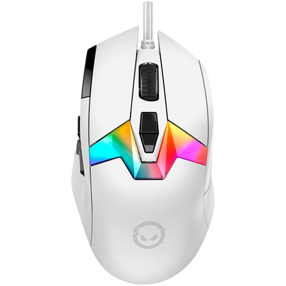Gaming-Maus Lorgar MSP80 8000 Hz weiß