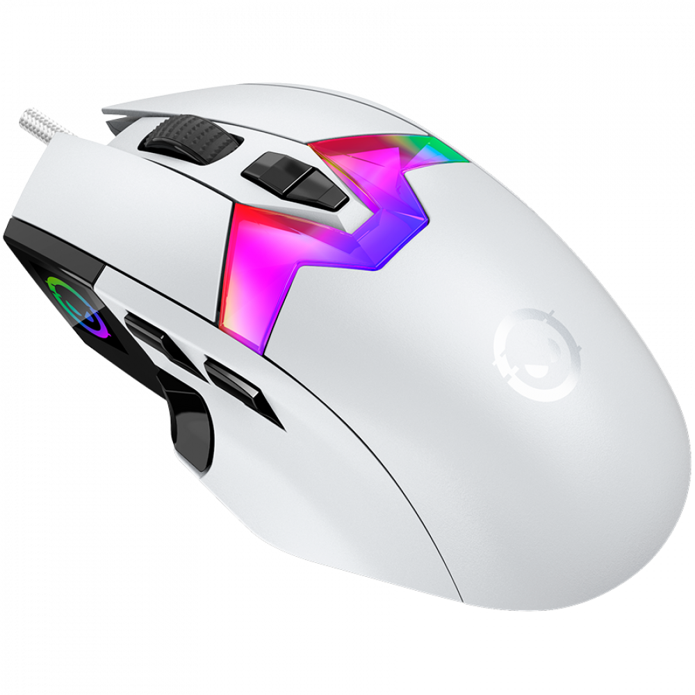 Gaming-Maus Lorgar MSP80 8000 Hz weiß