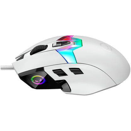 Gaming-Maus Lorgar MSP80 8000 Hz weiß