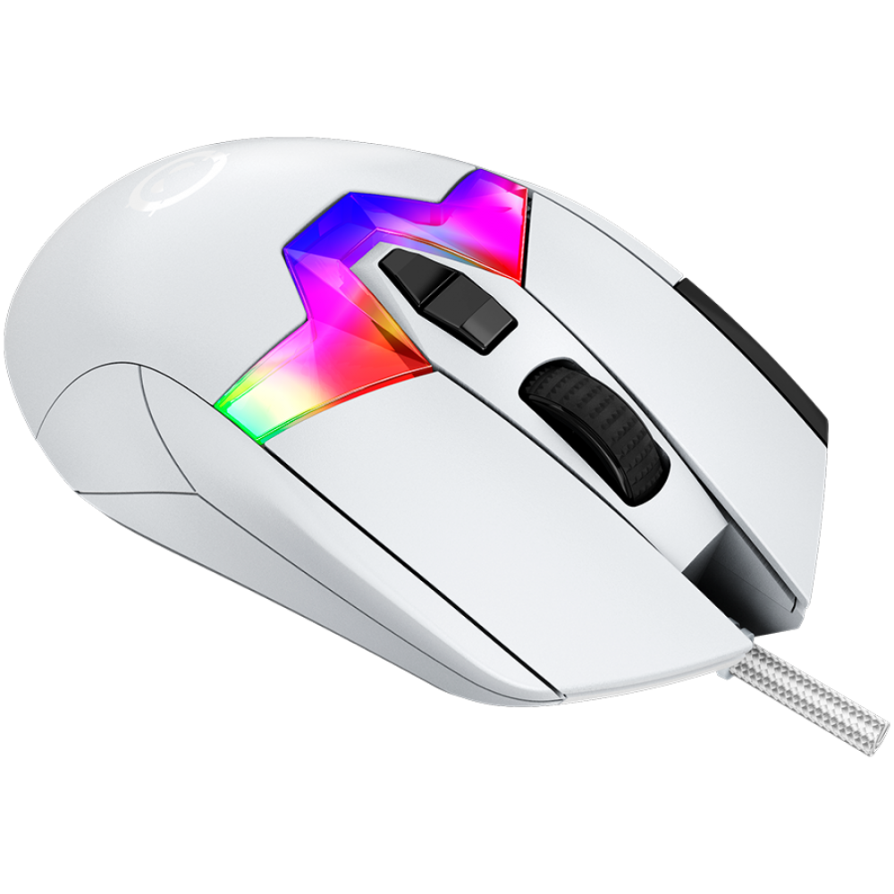 Gaming-Maus Lorgar MSP80 8000 Hz weiß