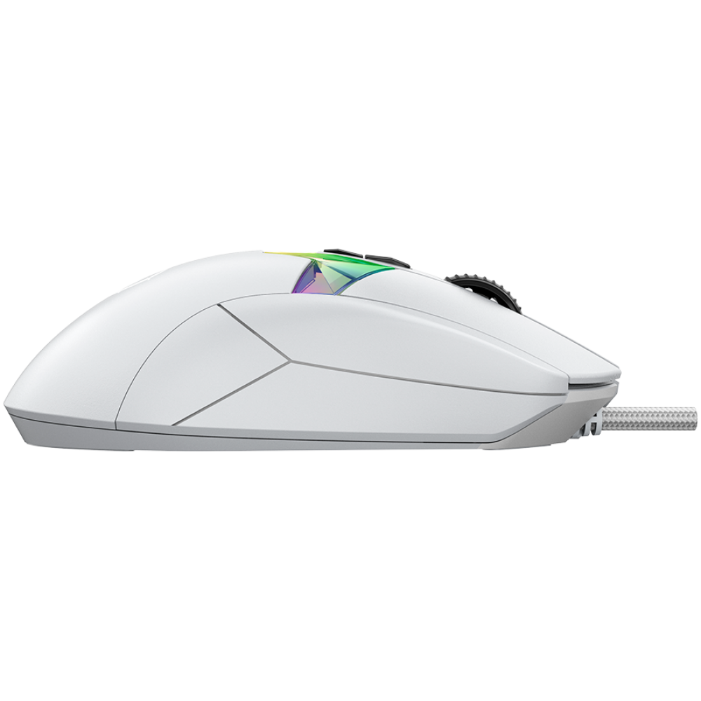 Gaming-Maus Lorgar MSP80 8000 Hz weiß
