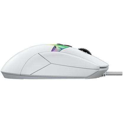 Gaming-Maus Lorgar MSP80 8000 Hz weiß