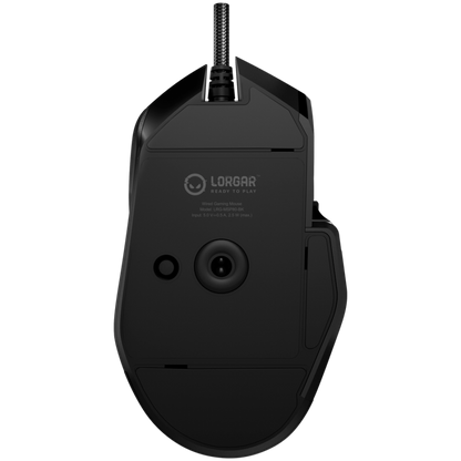 Gaming-Maus Lorgar MSP80 8000 Hz schwarz