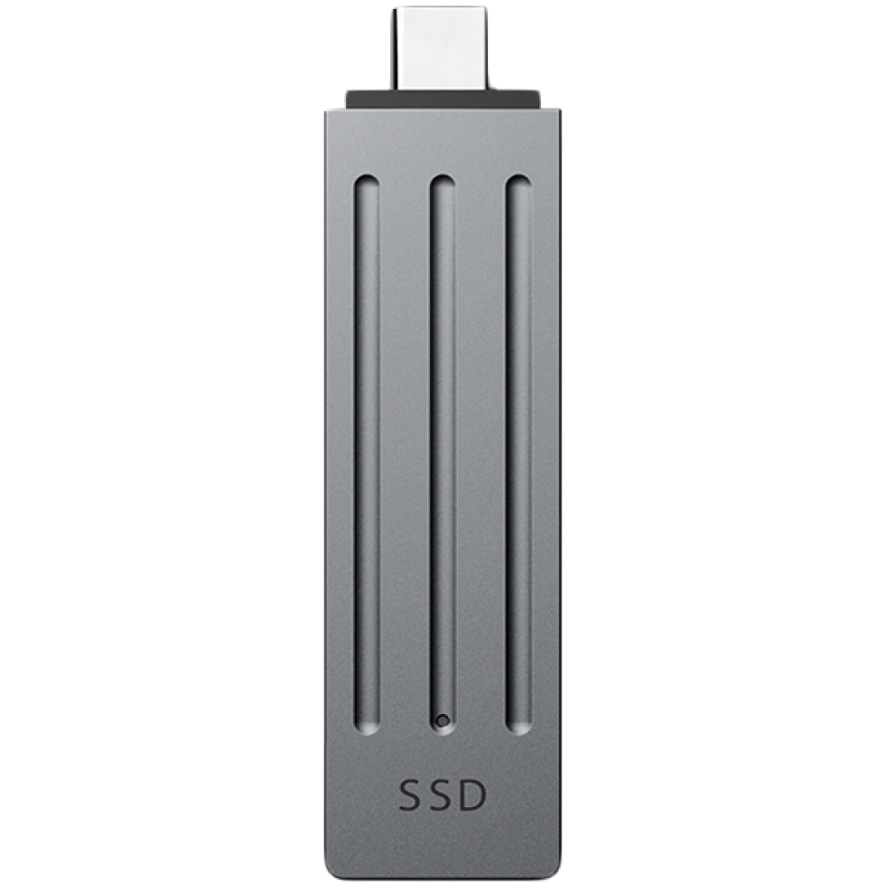 Zewnętrzny dysk SSD SEAGATE 2 TB USB Type C ciemno szary