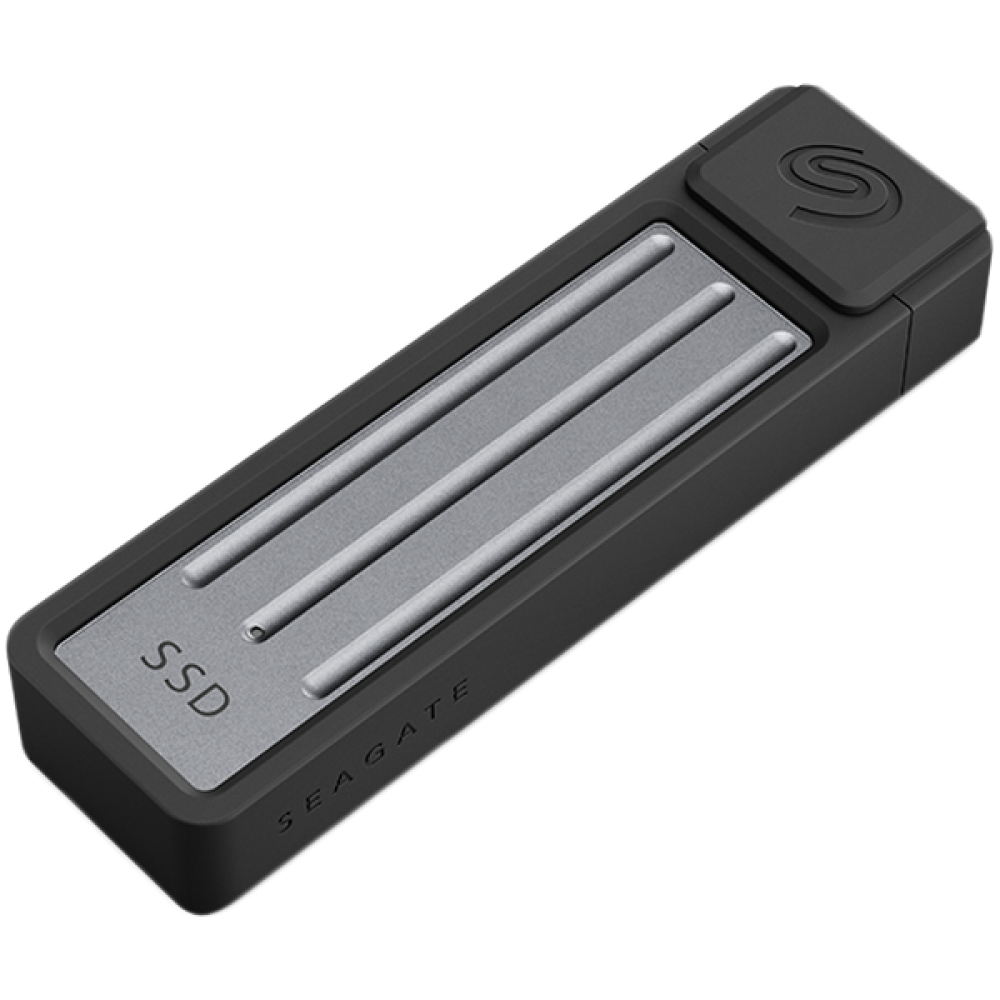Zewnętrzny dysk SSD SEAGATE 2 TB USB Type C ciemno szary