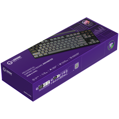 RGB Mechanische Gaming-Tastatur Lorgar Azar 514 schwarz