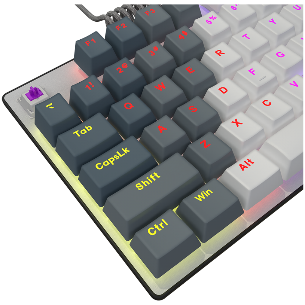 Mechanische RGB-Tastatur Lorgar Azar 514, weiß, kabelgebunden