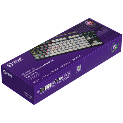 Mechanische RGB-Tastatur Lorgar Azar 514, weiß, kabelgebunden