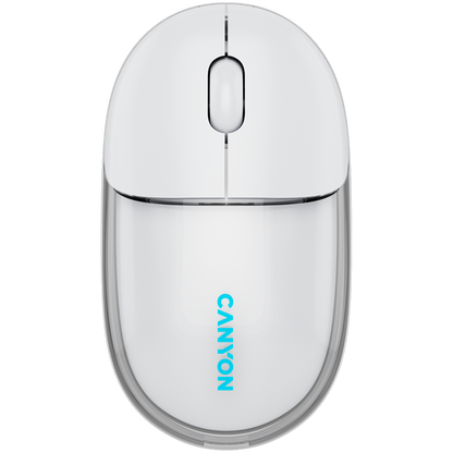 Wireless mouse BT/2.4GHz silent USB-C Canyon 24 white