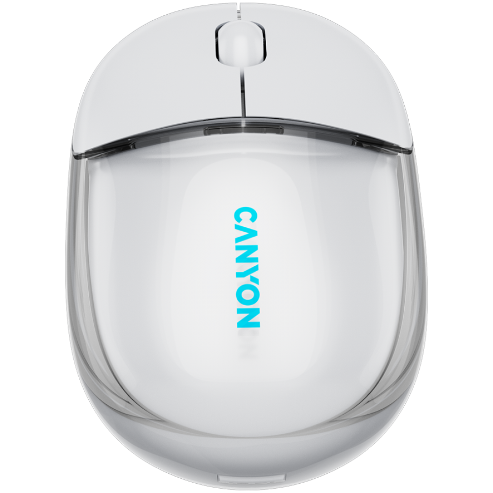Wireless mouse BT/2.4GHz silent USB-C Canyon 24 white