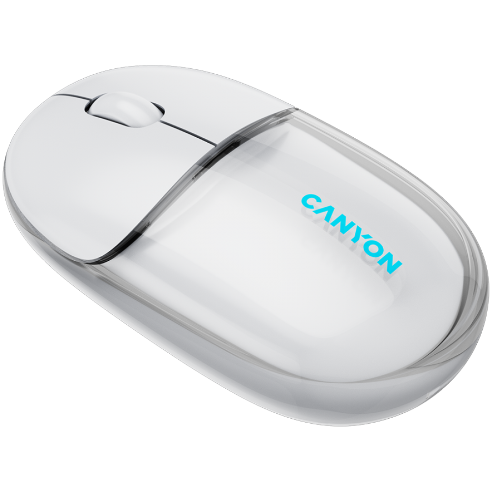 Wireless mouse BT/2.4GHz silent USB-C Canyon 24 white